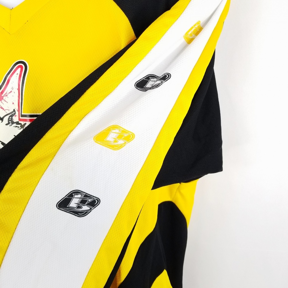 Echo Inline Hockey All Stars Mens L Jersey Yellow - Picture 4 of 8